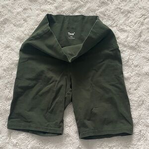 Aritzia Dark Green Women's Bike Shorts